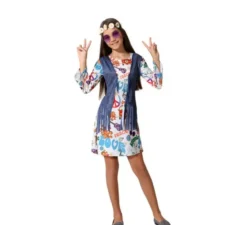 Abito Hippie ragazze costume stampa di etichette