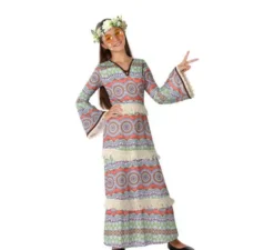 Abito Hippie ragazze costume stampa di etichette