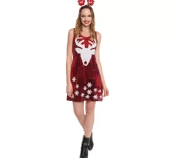 Abito o costume con paillettes di renna per donna