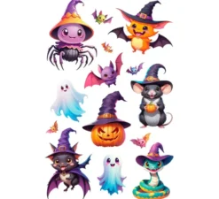 Adesivi divertenti di Halloween