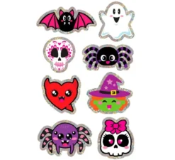 Adesivi olografici assortiti di Halloween