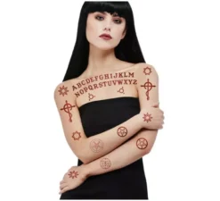 Adesivi tatuaggi Satanic Brown