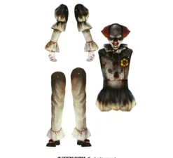 Adesivo da clown spaventoso da 180 cm