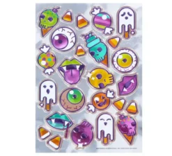 Adesivo Halloween Cartoni Animati 13,8x20,3 cm
