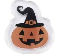 Adesivo in gel a forma di zucca LED con cappello 10x15