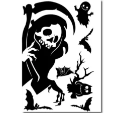 Adesivo in vinile Morte oscura 20x30 cm