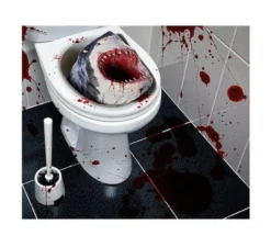 Adesivo Killer Shark per coperchio WC 30x40 cm