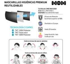 adulti Reno maschera igienico Natale