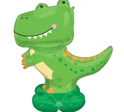 Airloonz Palloncino Foil Gigante Dinosauro T-Rex 114x137 cm
