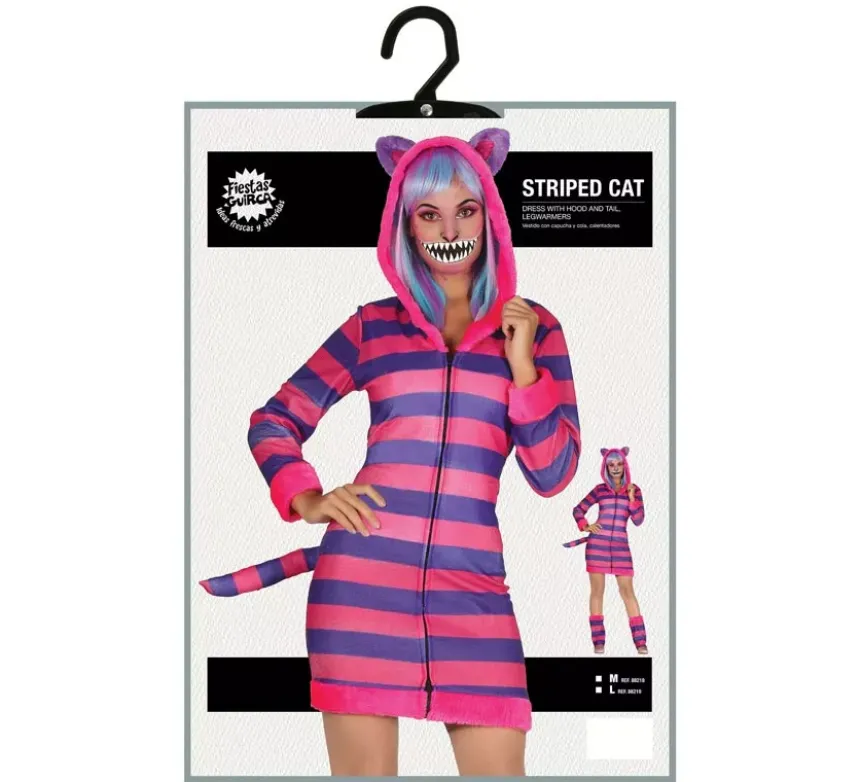 Alicia cheshire cat costume per una donna