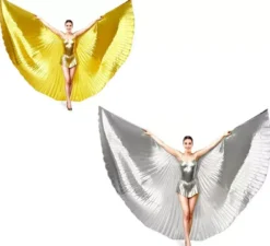Ali di danza del ventre in vari colori di 1,4 m