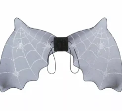 Ali di Pipistrello Nere con Ragni 60X35 cm