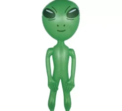 Alieno gonfiabile verde da 90 cm