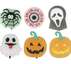 Anello LED di Halloween, modelli assortiti da 3 cm