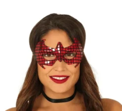 Arachnid Superhero Red Mask