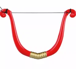 Arco rosso di Cupido con freccia 58 cm