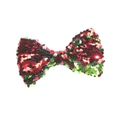 arco scintillante Anello decorativo rosso e verde da 12 cm