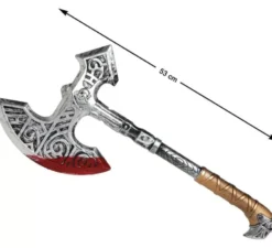 Ascia medievale con sangue di 53 cm