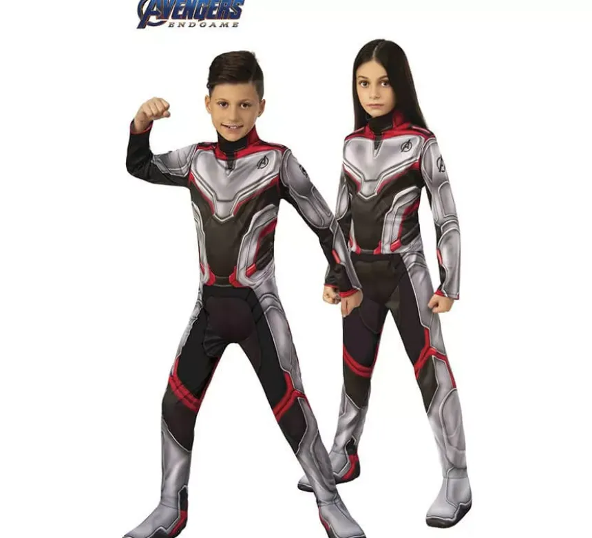 Avengers Team Uniform Team Suit Costume: Endgame per bambini