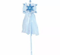 Bacchetta Blu con Stella e Velo 35 cm