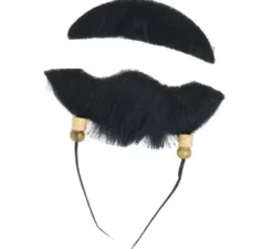 Baffi e baffi pirata con ornamenti