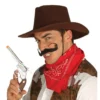 Baffi ricci neri da cowboy