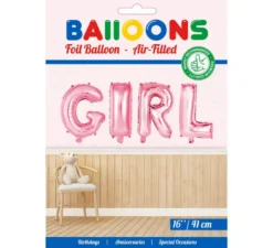 BAMBINA Palloncino Foil Rosa 41 cm