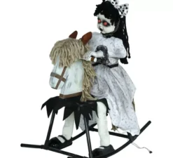 Bambola cavallo da 70 cm con luce, suono e movimento