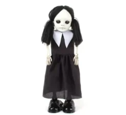 Bambola gotica con trecce decorative di 52 cm