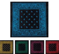 Bandana o Foulard Paisley Off da 54x54 cm in diversi colori