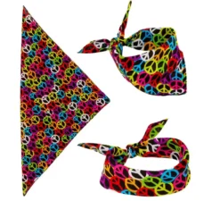 Bandana Simbolo della Pace 55X55 cm