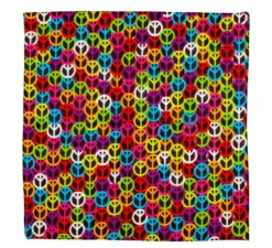 Bandana Simbolo della Pace 55X55 cm