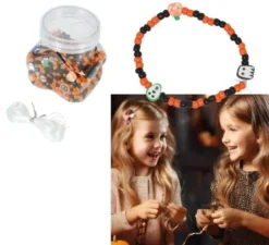 Barattolo da 1300 pezzi di braccialetti di Halloween