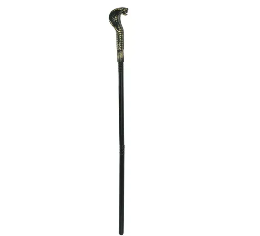 Bastone con manico serpente 80 cm