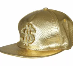 Berretto da dollaro in oro per adulto