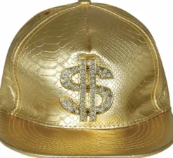 Berretto da dollaro in oro per adulto