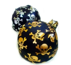 Berretto da pirata oro e argento colori assortiti