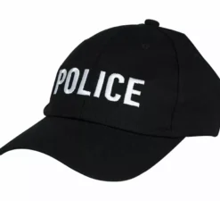 Berretto da polizia nero per adulto
