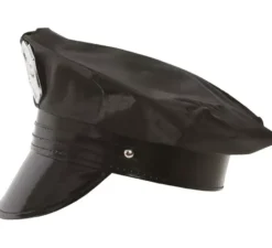 Berretto della polizia con placca d'oro