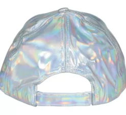 Berretto metallico argento per adulto