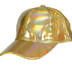 Berretto metallico dorato per adulti