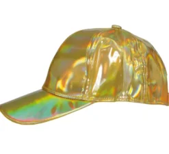 Berretto metallico dorato per adulti