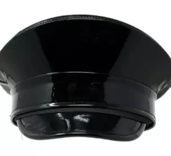 berretto nero della polizia