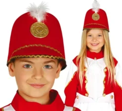 Berretto rosso majorette da bambino