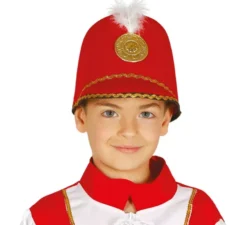 Berretto rosso majorette da bambino