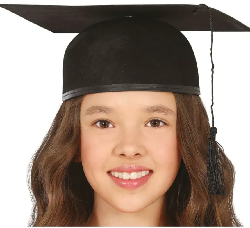 Berretto studentesco o bambino laureato feltro
