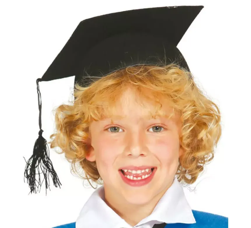 Berretto studentesco o bambino laureato feltro