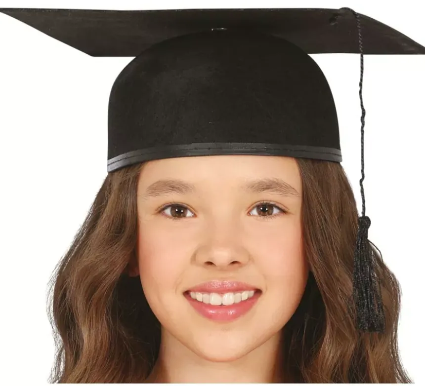 Berretto studentesco o bambino laureato feltro