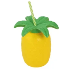 Bicchiere Ananas con Cannuccia da 20 cm