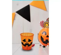 Bicchiere zucca in plastica 9x10 cm